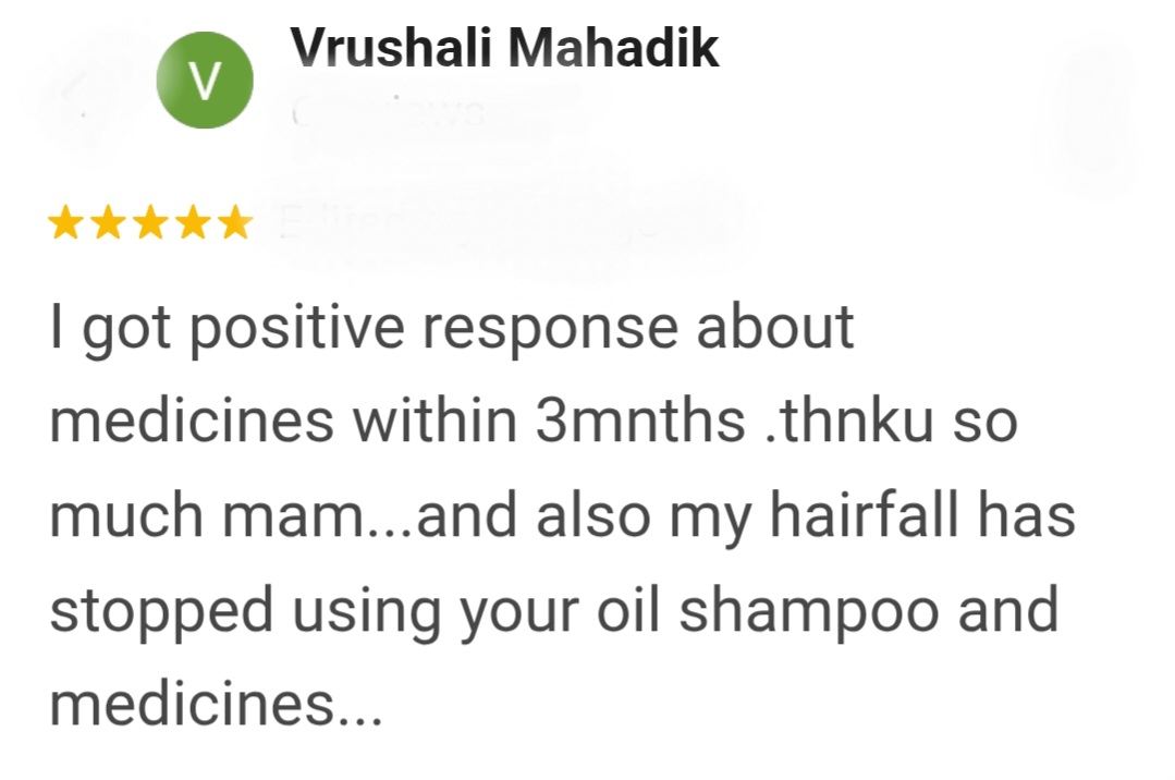 Hairfall stopped